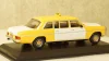 Mercedes 240D/8 W123 Taxi Beirut 1970 yellow/white, Altaya 1:43