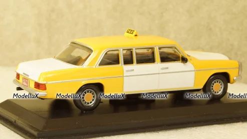 Mercedes 240D/8 W123 Taxi Beirut 1970 yellow/white, Altaya 1:43