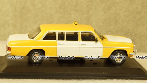 Mercedes 240D/8 W123 Taxi Beirut 1970 yellow/white, Altaya 1:43