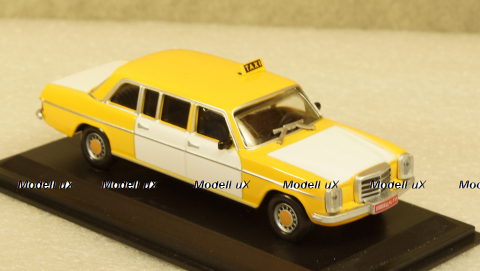 Mercedes 240D/8 W123 Taxi Beirut 1970 yellow/white, Altaya 1:43