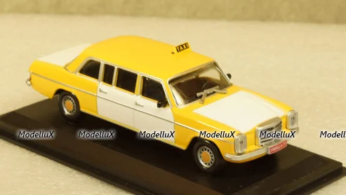 Mercedes 240D/8 W123 Taxi Beirut 1970 yellow/white, Altaya 1:43