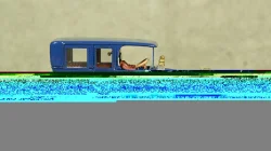 Руссо-Балт C 24-40 из штаба генерала А.А. Брусилова синий, Студия Колесо 1:43