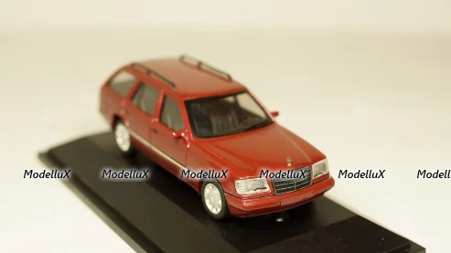 Mercedes E320 W124 бордовый, Herpa 1:43