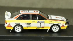 Audi Quattro, No.1, HB Audi team, Rallye New Zealand, W.Rohrl/C.Geistdorfer 1984, Trofeu 1:43