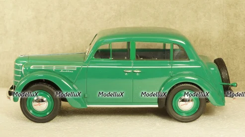Москвич 400-420 1946 green, IScale 1:18