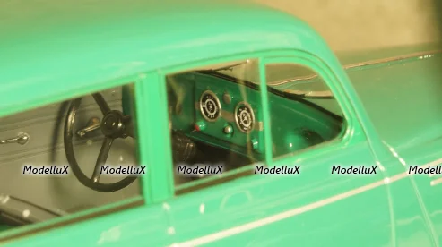 Москвич 400-420 1946 green, IScale 1:18