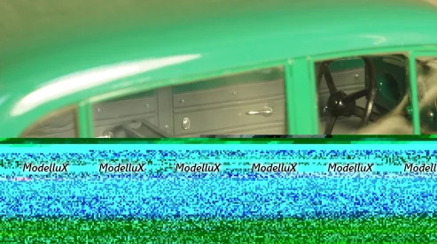 Москвич 400-420 1946 green, IScale 1:18