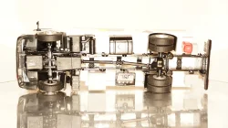 Renault Premium F3C SA fuel tanker, 1999, white, 114751, Eligor 1:43