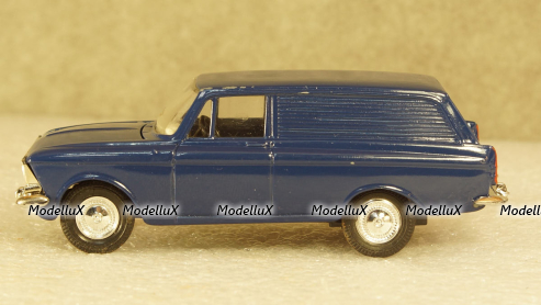 Москвич 434 синий, Агат 1:43