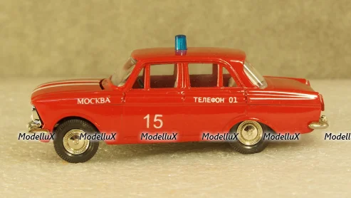 Москвич 412 пожарный, Агат 1:43 