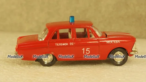 Москвич 412 пожарный, Агат 1:43 