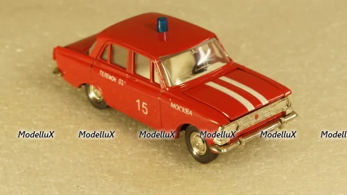 Москвич 412 пожарный, Агат 1:43 