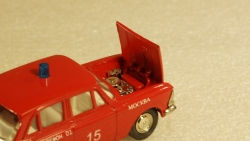 Москвич 412 пожарный, Агат 1:43 