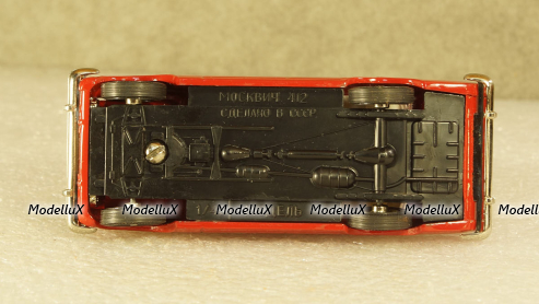 Москвич 412 пожарный, Агат 1:43 