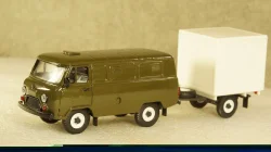 Уаз 3741 №06 с прицепом П№1, Агат 1:43