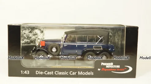 Mercedes G4 1938 Dark Blue, Signature Models 1:43