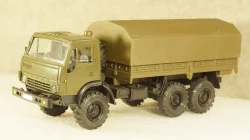 Камаз 4310 бортовой с тентом хаки, Арек 1:43
