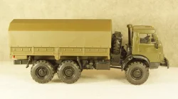 Камаз 4310 бортовой с тентом хаки, Арек 1:43