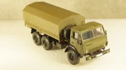 Камаз 4310 бортовой с тентом хаки, Арек 1:43