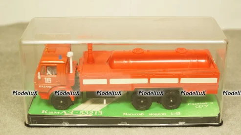 Камаз 53212 АП пожарный в боксе 03.1992, 1:43