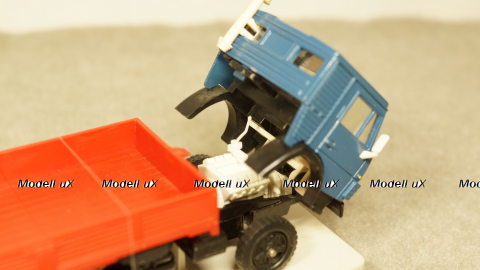 Камаз 53212 в боксе 08.1989, 1:43