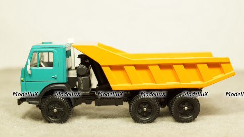 Камаз 5511 самосвал зеленый, 1:43