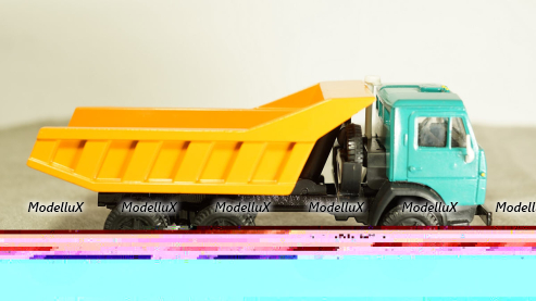 Камаз 5511 самосвал зеленый, 1:43