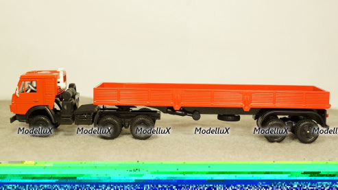 Камаз 5410 борт красный, 1:43
