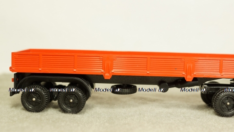 Камаз 5410 борт красный, 1:43