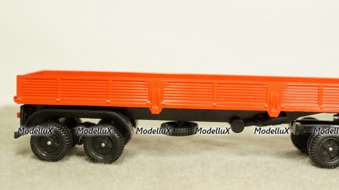 Камаз 5410 борт красный, 1:43