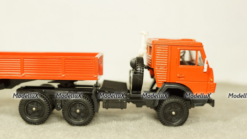 Камаз 5410 борт красный, 1:43