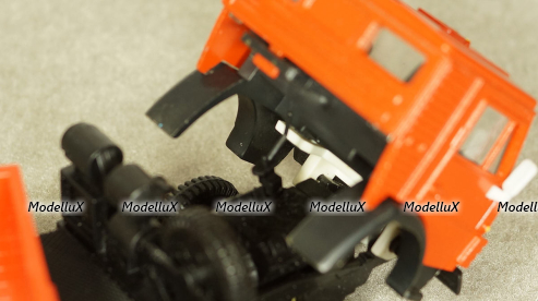 Камаз 5410 борт красный, 1:43