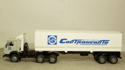 Камаз 5410 Совтрансавто серый/белый, Элекон 1:43