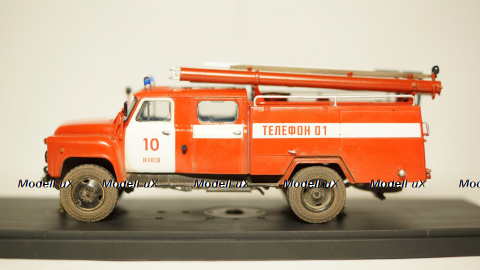 Газ - 53А  АЦ-30 со следами эксплуатации, Modellux 1:43