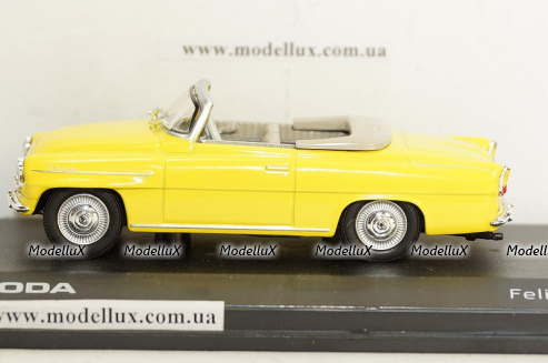 Skoda Felicia yellow 143ABS703GD, Abrex 1:43
