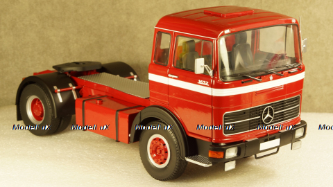 Mercedes LPS 1632 1969 red/black/white, RK180021, Road Kings 1:18