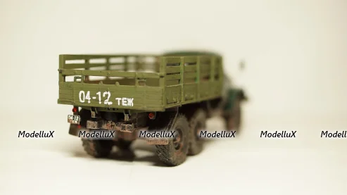 ЗИЛ 131 бортовой со следами эксплуатации, Modellux 1:43