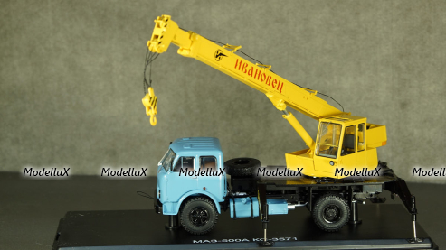 Автокран МАЗ-500А КС-3571, SSM1415 1:43