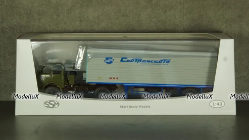 МАЗ-504 с полуприцепом Alka N12CH Sovtransavto, SSM7065, SSM 1:43