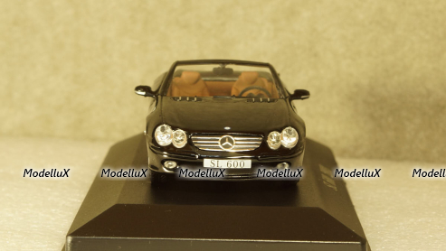 Mercedes SL 600 (R230) black 2003, Altaya 1:43