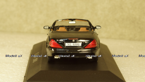 Mercedes SL 600 (R230) black 2003, Altaya 1:43