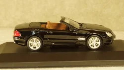 Mercedes SL 600 (R230) black 2003, Altaya 1:43