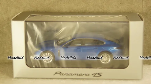 Porsche Panamera 4S (2. Gen.) 2016 blue, Herpa 1:43