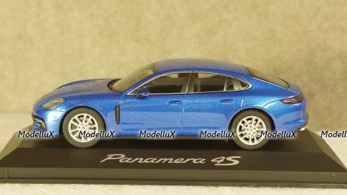 Porsche Panamera 4S (2. Gen.) 2016 blue, Herpa 1:43