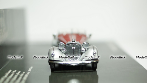 Horch 855 Special Roadster 1938 Silver, Minichamps 1:43