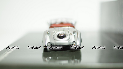 Horch 855 Special Roadster 1938 Silver, Minichamps 1:43