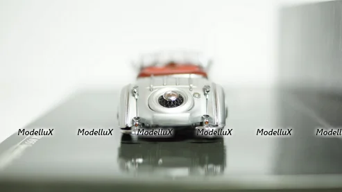Horch 855 Special Roadster 1938 Silver, Minichamps 1:43