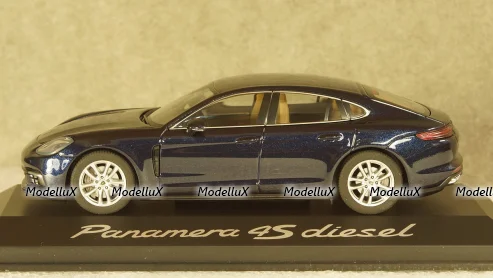 Porsche Panamera 4S diesel (2. Gen.) 2016 dark blue, Herpa 1:43