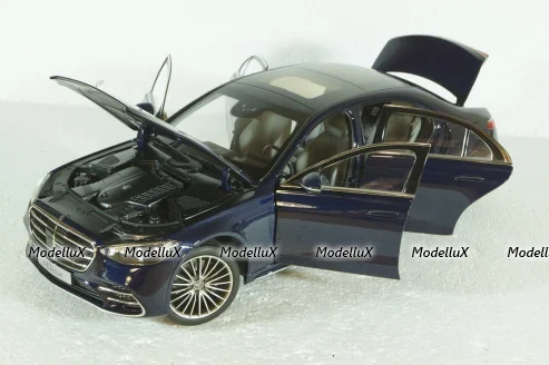 Porsche Panamera 4S diesel (2. Gen.) 2016 dark blue, Herpa 1:43