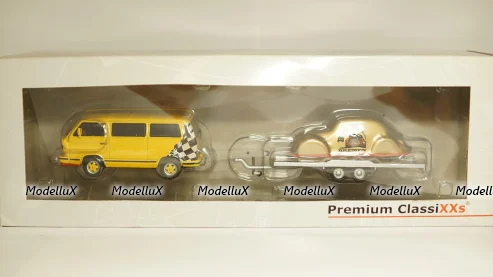 Volkswagen T3b Bus mit Hanger, Premium Classixxs 1:43